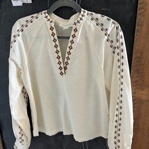 Treasure and Bond Embroidered Blouse